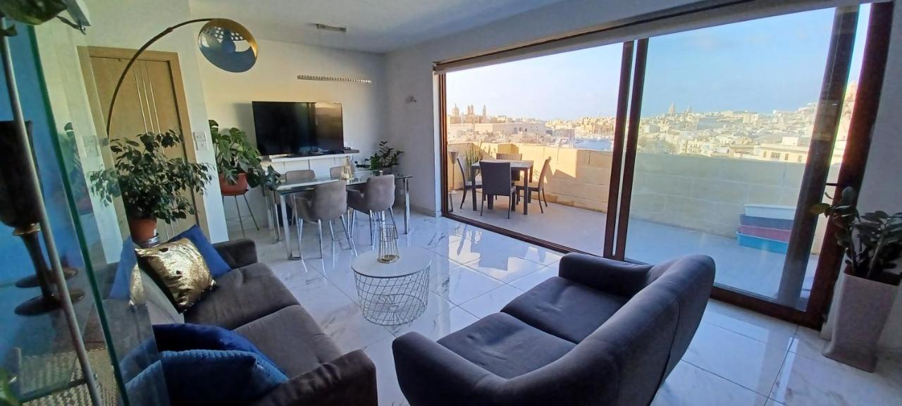 The View Penthouse Leilighet Cospicua Eksteriør bilde